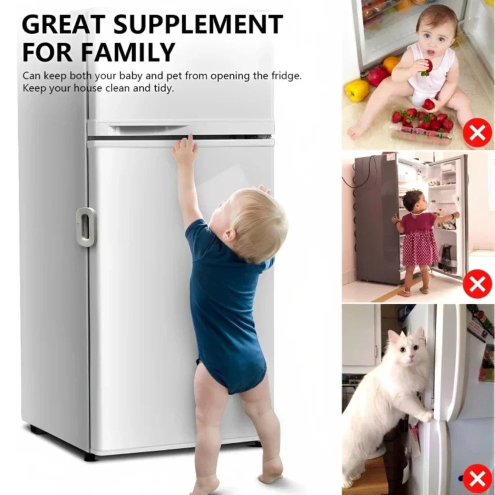 Child Safety Refrigerator Lock | Baby Proof Fridge & Freezer Door Lock