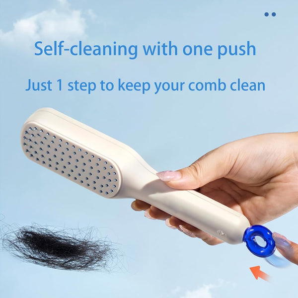 GlintMart™ Imported Self Cleaning Comb