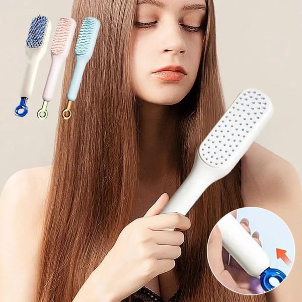 GlintMart™ Imported Self Cleaning Comb