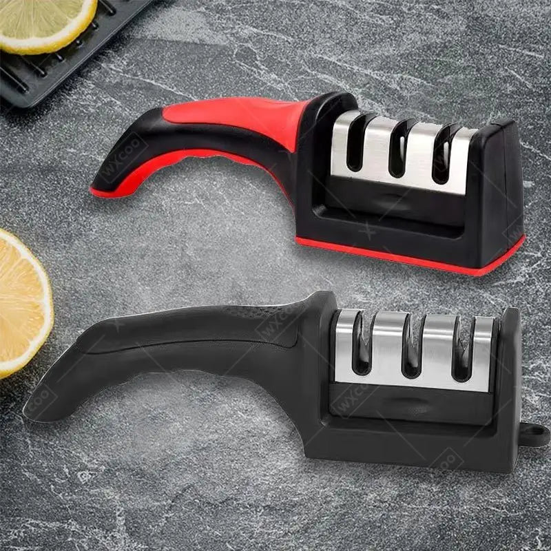 3-in-1 Knife Sharpener With Fruit And Meat Knife Peeler